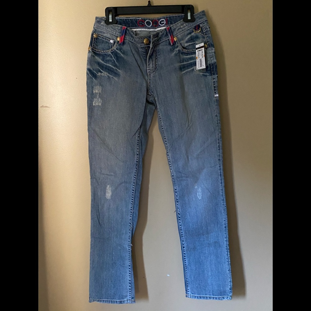 NWT Women's Coogi Indigo Blue Jeans